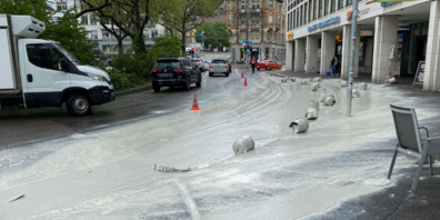Neuer Look: Der Obere Graben trug für eine Weile «All White».