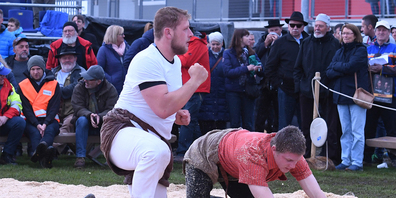 Hoffnung: Möglicherweise jubeln bald wieder alle Schwinger des Schwingklubs March-Höfe wie hier Dominik Streiff.