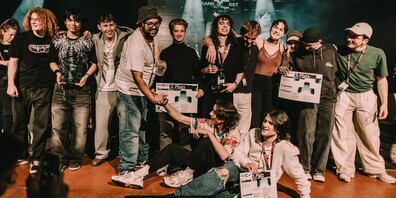 Die Siegerehrung des Musiker-Contest «bandXost» 2025.