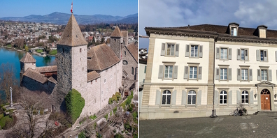 Zu den Liegenschaften der Ortsgemeinde Rapperswil-Jona gehören das Schloss (l.) und das Bürgerspital.