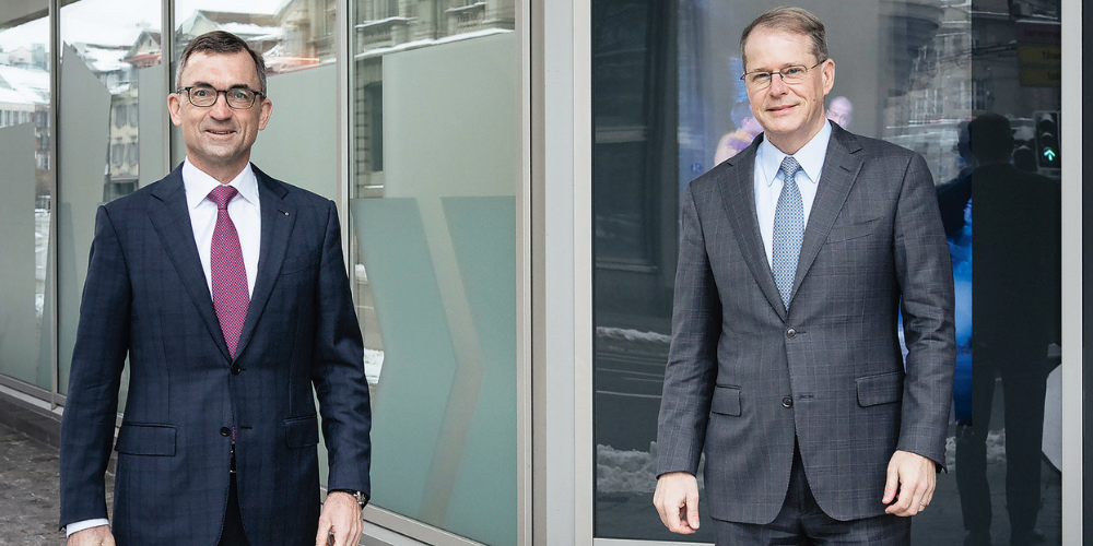 Im Doppelinterview wirft Roland Ledergerber (l.) einen Blick zurück und Christian Schmid einen in die Zukunft.