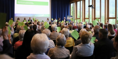 Die 180 anwesenden Spitex-Mitglieder hatten im Ammler Gemeindesaal über eine ausserordentliche gute Jahresrechnung zu befinden.