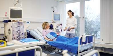 Dialysestation im Spital Linth.