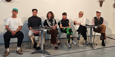 Die sechs Preisträger (v.l.n.r.): Aramis Navarro (aufgewachsen in Rapperswil), Flavio Hodel, Vanessa Heer, Caroline Ann Baur, Maj Lisa Dörig, Felix Stöckle.