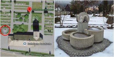 Der Brunnen beim Friedhof Uznach ist aufwändig im Unterhalt und soll deshalb umgenutzt werden.