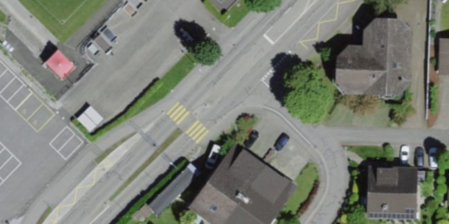 Teilstrassenplan «Feldstrasse Eschenbach» (Anpassung Bushaltestelle Säge, Fahrtrichtung Wattwil).