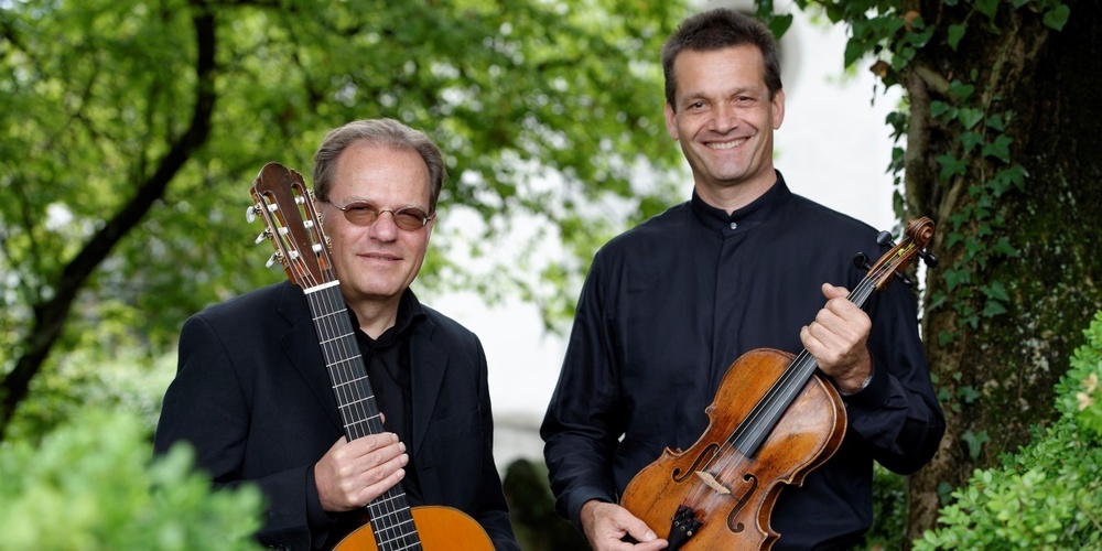 Han Jonkers (links) und Nicolas Corti (rechts) geben in der Krone Mosnang ein Konzert.