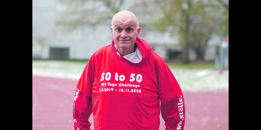 An seinem Geburtstag, dem 18. November, hatte Stölle genau 50 Kilogramm von seinem Höchstgewicht abgenommen.