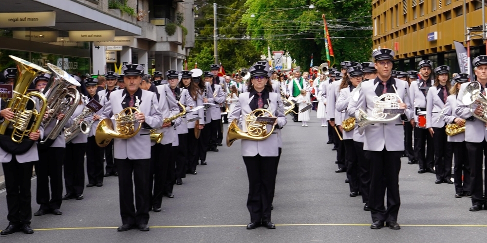 Die Musikgesellschaft St.Gallenkappel zählte zu den 550 teilnehmenden Vereinen am Eidgenössischen Musikfest in Biel, einem der Höhepunkte dieses Jahres.