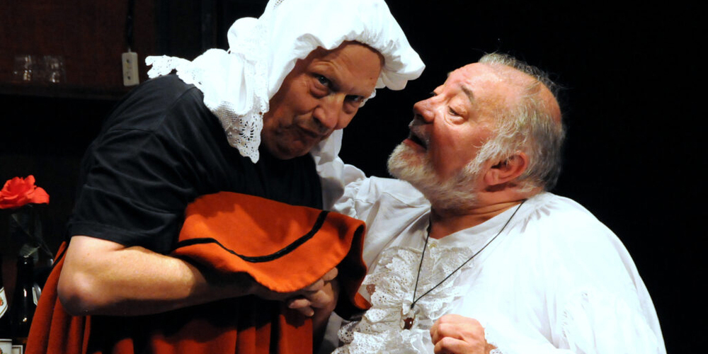 Ruedi Meyer und Ruedi Widtmann spielen «Ich Romeo, Du Julia» zum letzten Mal.  