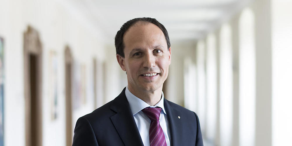 Marc Mächler von der FDP ist seit 2016 Mitglied der St. Galler Regierung. Nun ist er erstmals Regierungspräsident