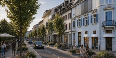 So könnte Rappis Obere Bahnhofstrasse dereinst aussehen.