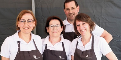 V.l.n.r.: Claudia Eichenberger, Judith Eichenberger, Guido Lehmann, Cornelia Kuster.