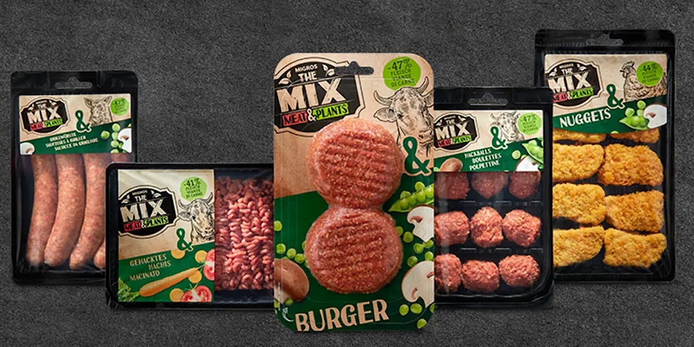 Die Migros verkauft neu Fleisch, das mit Gemüse gestreckt ist.
