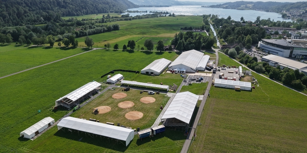 Stimmungsvolle Kulisse: Das St.Galler Kantonalschwingfest 2026 findet im Seedorf Schmerikon statt.