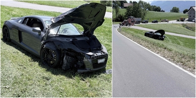 Am Auto entstand Totalschaden im Wert von rund 80'000 Franken.