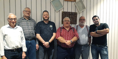 v.l.n.r. Kühne Engelbert, Hubli Urs, Luminati André, Mächler Anton, Oberholzer Martin, Peterer Stefan