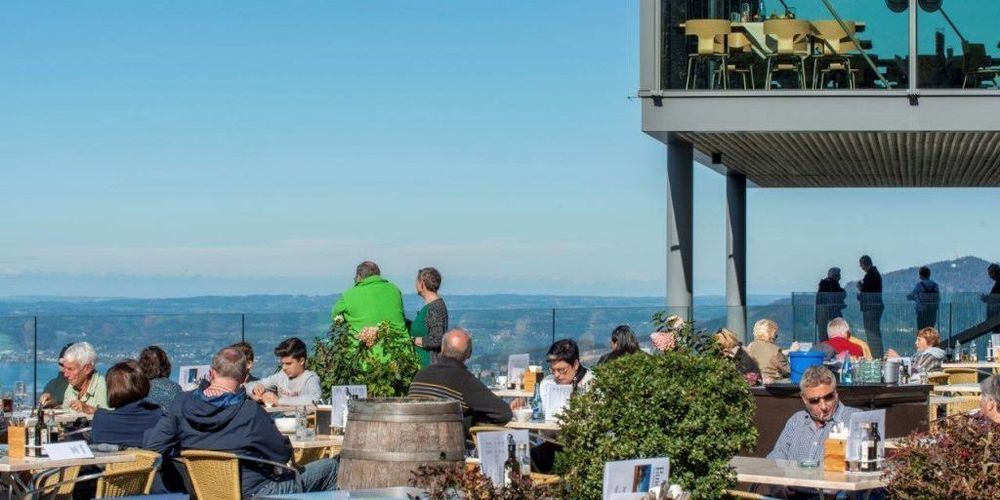 Die Karrenseilbahn in Dornbirn darf wieder mit 75 Prozent ihres Fassungsvermögens die Gäste ins Bergrestaurant befördern