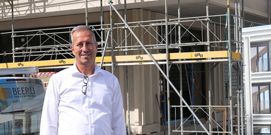 René Bognar führte rheintal24 durch den Neubau der Clientis Biene Bank