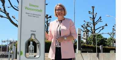 Claudia Martin: Wasserspender für alle - mit nachhaltigem Effekt.