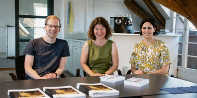 Unter anderem stellten Lion Gallusser, Leiter Administration des Musik-Collegiums Schaffhausen, Annedore Neufeld, künstlerische Leiterin von «Schaffhausen Klassik» und Stéphanie Stamm (r.), künstlerische Leiterin der «Kulturellen Begegnungen» das Programm vor.