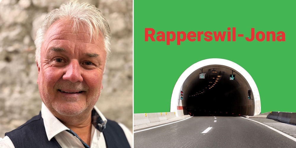 Nur ein direkter Durchfahrtstunnel mit einem Ein- und einem Ausgang bringe den Durchgangsverkehr aus Rapperswil-Jona, findet Leser Rolf Zuppiger (l.).