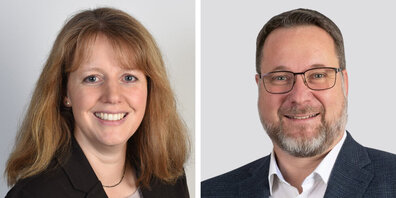 Debora Heusser (links) ist neue Schulpräsidentin, Mirko Strik (FDP) wurde als Ersatz für Jörg Kündig in den Gemeinderat gewählt.