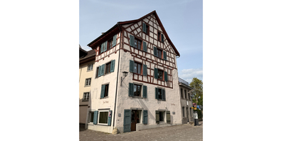 Das neue Familienzentrum soll im Haus zur Harfe in der Altstadt von Stein am Rhein entstehen.