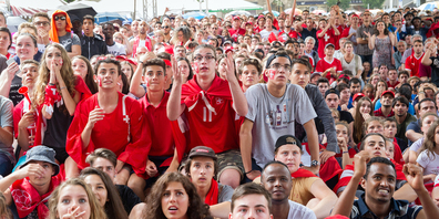 An der Euro 2020 wird Public Viewing im grossen Rahmen sicher nicht möglich sein.