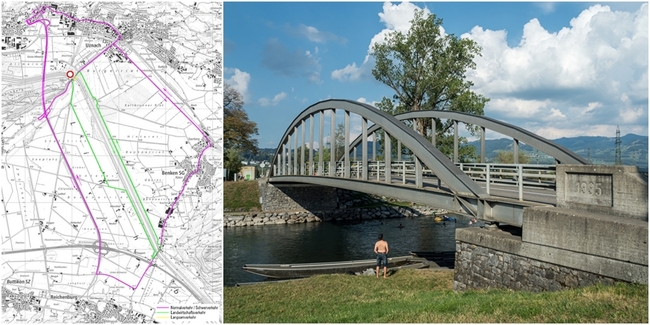 Eine detailliertere Übersicht der Karte zur Umfahrung der Baustelle finden Sie im Link in der Infobox.