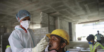 Die Delta-Variante des Coronavirus war zunächst in Indien entdeckt worden. Foto: Uncredited/AP/dpa