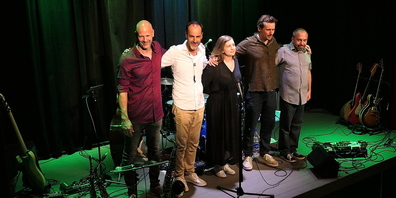 Die Peter Lenzin Band nach dem famosen CD-Release Konzert am vergangenen Wochenende in Marbach