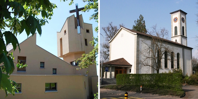 Die katholische und die reformierte Kirche von Rapperswil-Jona neu auf Linth24.