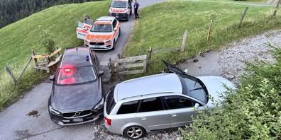Auf Kiesweg von der Polizei gestoppt: Dem Lenker wurde umgehend der Führerausweis entzogen.