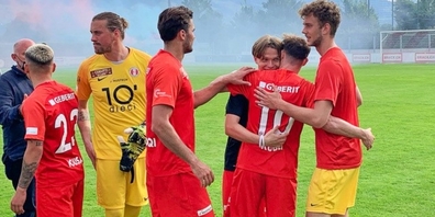 Am vergangenen Spiel wurde Manuel Kubli (Nummer 10) nach sieben Jahren beim FCRJ verabschiedet. 