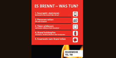 Diese fünf Schritte können Leben retten und vor Schaden bewahren.
