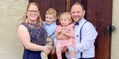 «Ohne meine Familie geht nichts», so Patrick Meier (r.). Gemeinsam mit seiner Frau Marina und seinen Kindern Ian und Cloe lebt er in Herblingen. 