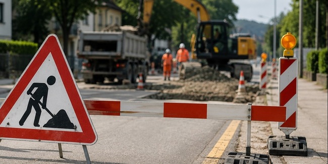 Bauarbeiten sorgen während rund zwei Monaten für Einschränkungen an der Luppmenstrasse in Fehraltorf. (Symbolbild)
