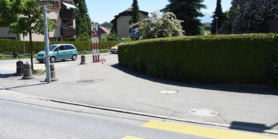 In Eschenbach kam es zu einer Kollision zwischen einem Mofafahrer und einem Kind auf dem Kickboard.