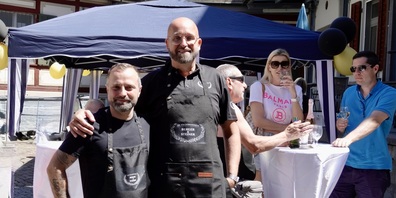 v.l. Stefan Berger und Marco Steiner teilen die Leidenschaft für Fleisch, für Handwerk und für echte Qualität.