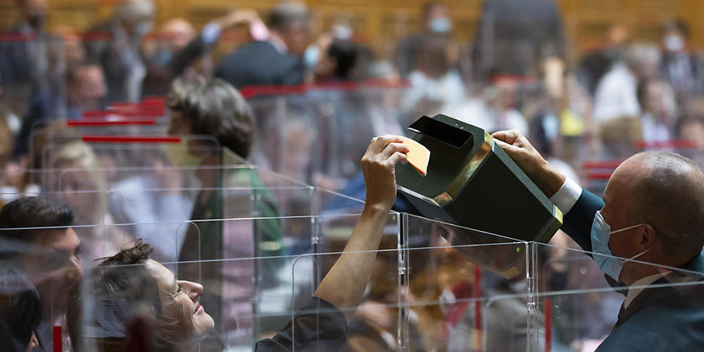 Die Richterwahl der Vereinigten Bundesversammlung am Mittwochmorgen.