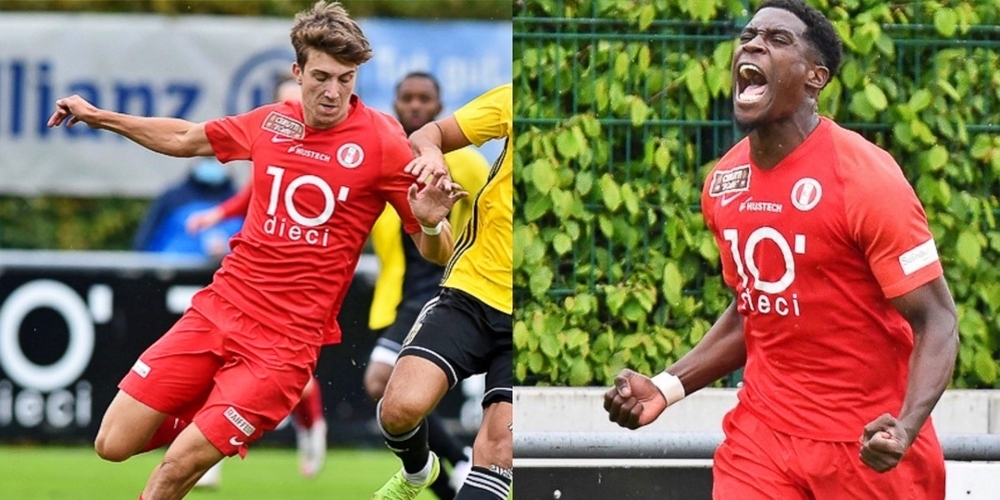 Der Vertrag mit Alessandro Casciato (l.) wurde um drei Jahre verlängert, der Vertrag mit Jordan Gele um zwei.