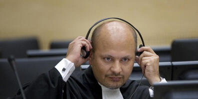 ARCHIV - Der britische Jurist Karim Asad Ahmad Khan ist als neuer Chefankläger des Internationalen Strafgerichtshofes vereidigt worden. Foto: Robert Vos/POOL ANP/AP/dpa