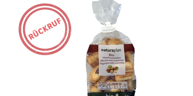 Es besteht eine potenzielle Gesundheitsgefährdung und es wird empfohlen, das Produkt nicht zu konsumieren.