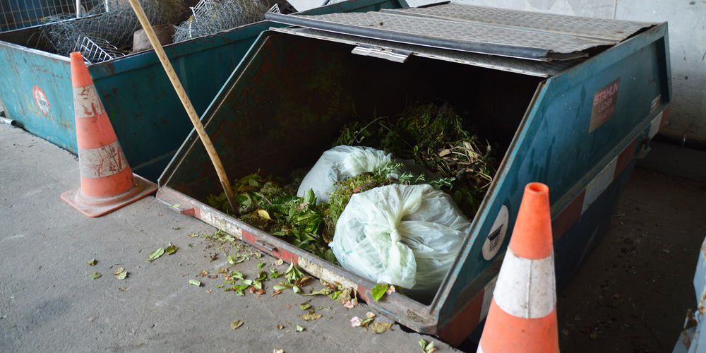 Das Amt für Umwelt und Energie des Kanton Schwyz rät, nur kompostierbare Abfallsäcke mit Gitternetzaufdruck zu verwenden. Die abgebildeten 120 Liter-Säcke sind zwar kompostierbar, es fehlt aber das Gitternetz. Diese Säcke müssen aussortiert werden.