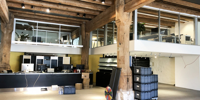 Die neuen Büros des «Bocks» im Meetingpoint in Schaffhausen.