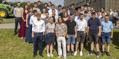 Landwirtinnen und Landwirte EFZ in Erstausbildung.