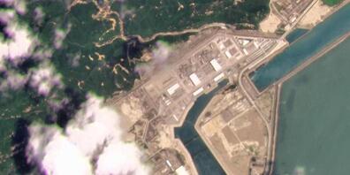 Dieses Satellitenfoto von Planet Labs Inc. zeigt das Kernkraftwerk Taishan in der Provinz Guangdong. Chinas Atomaufsicht hat ein Leck im südchinesischen Atomkraftwerk Taishan bestritten, aber Probleme mit Brennstäben eingeräumt. Foto: Planet Labs ...