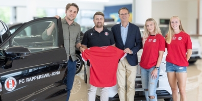Der FC Rapperswil-Jona freut sich über die neue Partnerschaft mit der Auseegarage AG und Leapmotor.