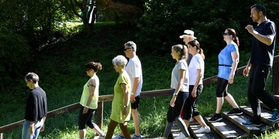 Die St.Galler Treppen vereinen Gruppen.